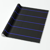 Wetshandhavingspolitie Thin Blue Line Cadeaupapier (Uitgerold)