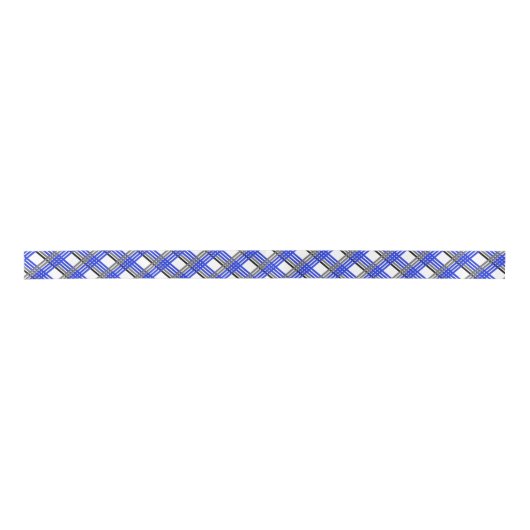 Wetshandhavingspolitie Thin Blue Line Satin Ribbon Satijnen Lint (Voorkant)