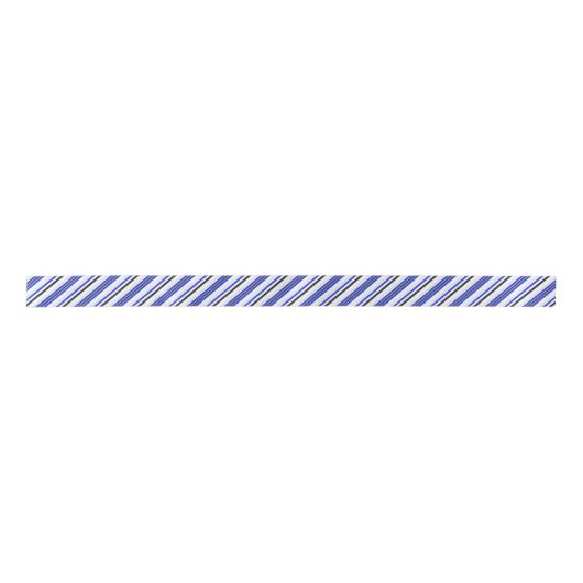 Wetshandhavingspolitie Thin Blue Line Satin Ribbon Satijnen Lint (Voorkant)