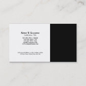 Wetshandhavingsrechercheur Private Investigation Visitekaartje (Achterkant)