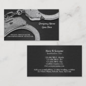 Wetshandhavingsrechercheur Private Investigation Visitekaartje (Voorkant / Achterkant)