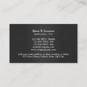 Wetshandhavingsrechercheur Private Investigation Visitekaartje (Achterkant)