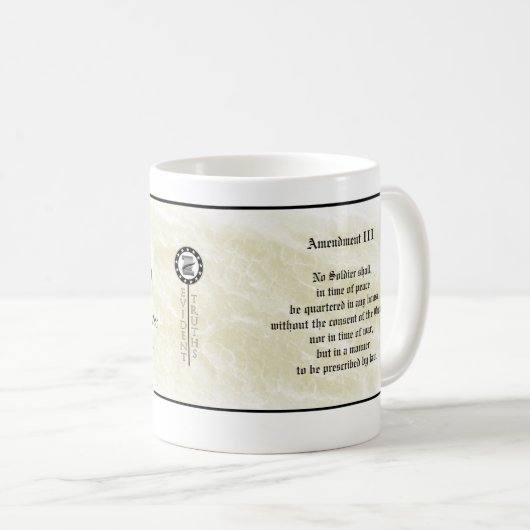 Wetsontwerp - Derde wijziging Koffiemok (Voorkant rechts)