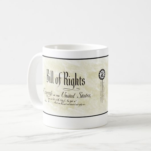 Wetsontwerp - Derde wijziging Koffiemok (Voorkant links)