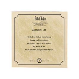 Wetsontwerp van rechten - 3e wijziging Stuurmuur p Hout Afdruk