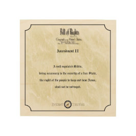 Wetsontwerp van rechten - Tweede amendement: Stemp Hout Afdruk
