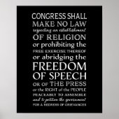 Wetsontwerp van vrijheid van meningsuiting poster (Voorkant)