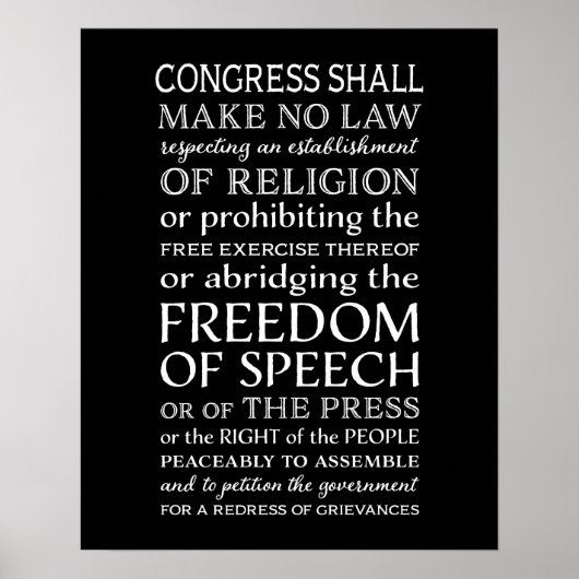 Wetsontwerp van vrijheid van meningsuiting poster (Voorkant)