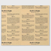 Wetsontwerp voor de grondwet van de Verenigde Stat Cadeaupapier (Vlak)