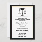 Wetsschool Afstuderen aankondiging (Voorkant)