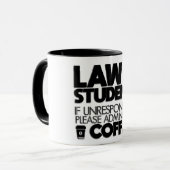 Wetsstudent/advocaat Mok (Voorkant links)