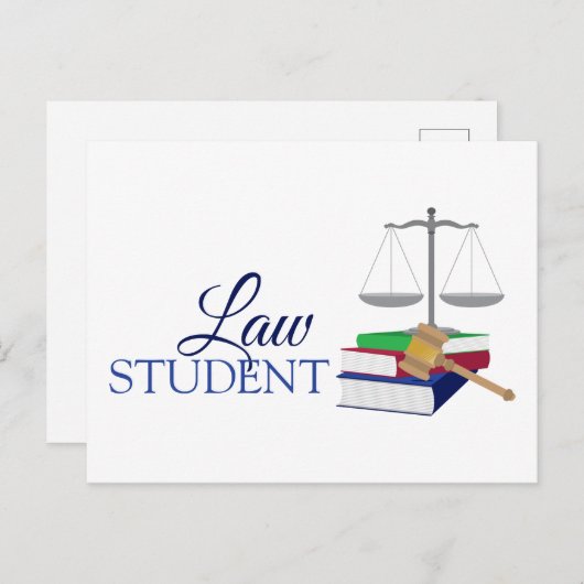 Wetsstudent Briefkaart (Voorkant / Achterkant)