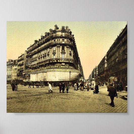 Wetstraat, Marseille, Franse klassieke Pho Poster (Voorkant)
