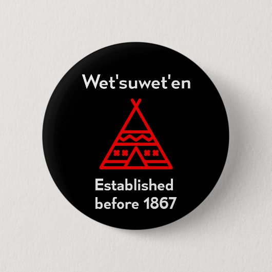 Wetsuabiled voor 1867 Silhouette Dark Ronde Button 5,7 Cm (Voorkant)