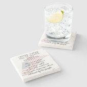 Wetsvoorstel van de Verenigde Staten. Negende amen Stenen Onderzetter (Zijkant)