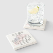 Wetsvoorstel van de Verenigde Staten. Zevende amen Stenen Onderzetter (Zijkant)