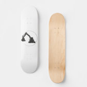 Wettbewerbs-Skateboard mit Bagger-Grafik Persoonlijk Skateboard (Voorkant)