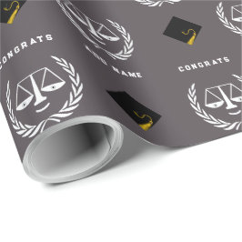 Wettelijk Afstuderen Gift Wrapping Paper Cadeaupapier