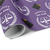 Wettelijk Afstuderen Gift Wrapping Paper Cadeaupapier (Rol Hoek)