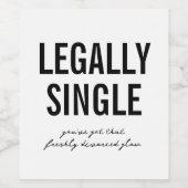 Wettelijk eenmalig wijnlabel wijn etiket (Enkel label)