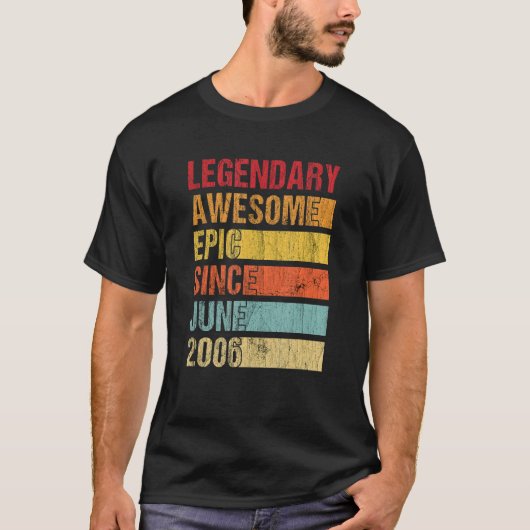 wettelijk Geweldige epic sinds juni 2006 Bir T-shirt (Voorkant)