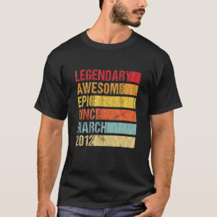 wettelijk Geweldige epic sinds maart 2012 Bi T-shirt