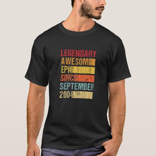 wettelijk Geweldige epic sinds september 2009 T-shirt (Voorkant)