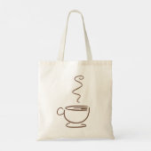 Wettelijk medicijn: Koffie - Canvas tas (Achterkant)