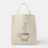 Wettelijk medicijn: Koffie - Kruidenier Canvas tas (Achterkant)