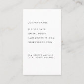 Wettelijk Rechtzegel | Rechtvaardigheid Visitekaartje (Achterkant)