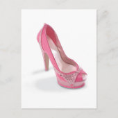 wettelijk roze schoenen briefkaart (Voorkant)