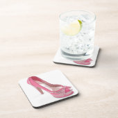 wettelijk roze schoenen drankjes onderzetter (Rechterzijde)