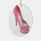 wettelijk roze schoenen keramisch ornament (Rechts)