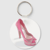 wettelijk roze schoenen sleutelhanger (Voorkant)