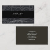 Wettelijk Visitekaartje - Gegrenzen (Voorkant / Achterkant)