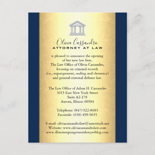 Wettelijke aankondigingen kaarten - Merlot Red (Voorkant)