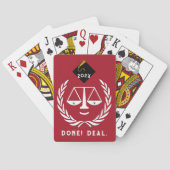 Wettelijke Afstuderen Classic Palling Cards Pokerkaarten (Achterkant)