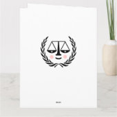 Wettelijke Afstuderen Kaart (Achterkant)