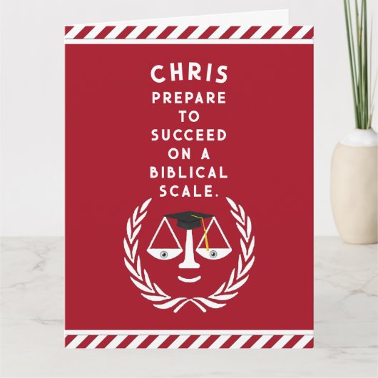 Wettelijke Afstuderen Kaart (Voorkant)