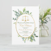 Wettelijke Afstuderen Uitnodiging Griekenland (Staand voorkant)