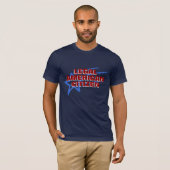 WETTELIJKE AMERIKAANSE BURGER T-SHIRT (Voorkant volledig)