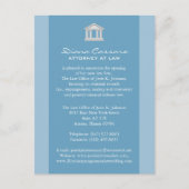 Wettelijke bekendmakingskaarten aankondigingskaart (Voorkant)