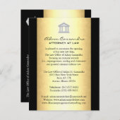 Wettelijke bekendmakingskaarten aankondigingskaart (Voorkant / Achterkant)