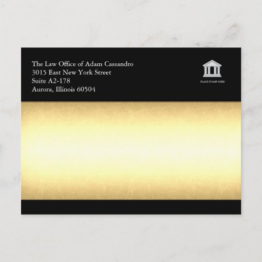 Wettelijke bekendmakingskaarten aankondigingskaart (Achterkant)