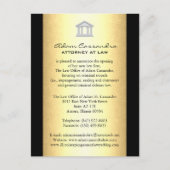 Wettelijke bekendmakingskaarten aankondigingskaart (Voorkant)