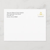 Wettelijke bekendmakingskaarten aankondigingskaart (Achterkant)