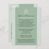 Wettelijke bekendmakingskaarten aankondigingskaart (Voorkant / Achterkant)