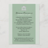 Wettelijke bekendmakingskaarten aankondigingskaart (Voorkant)