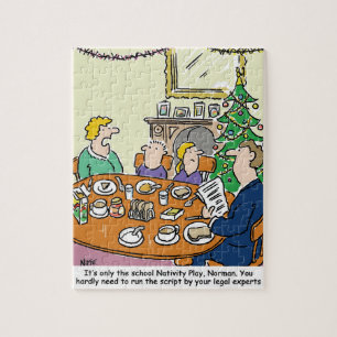 Wettelijke controle Cartoon schoolnegativiteit afs Legpuzzel