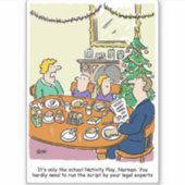 Wettelijke controle Cartoon schoolnegativiteit afs Sticker (Voorkant)